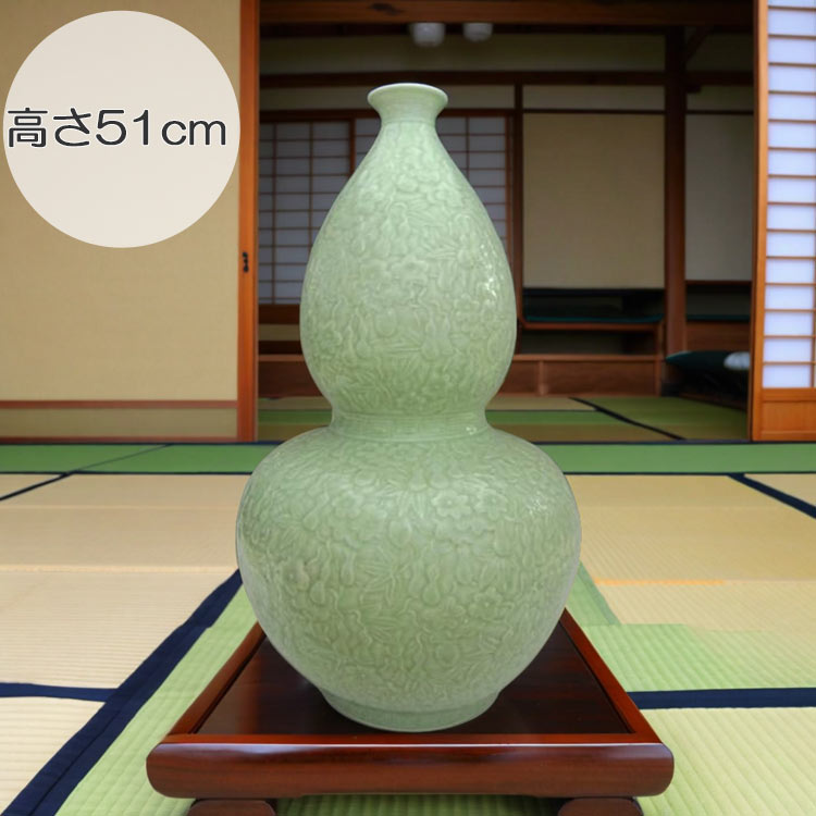 楽天市場】宋代ふう 磁州窯 壺、花瓶 黒釉纏枝紋 梅瓶/骨董 : つばきや