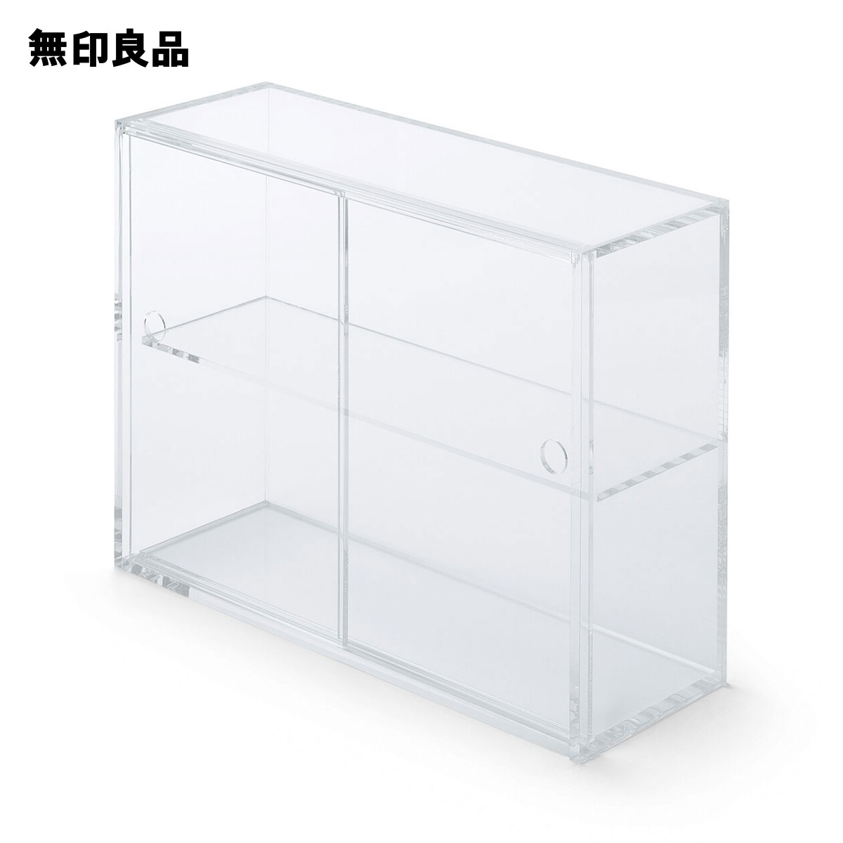 楽天市場】重なるアクリルボックス・中 約幅25．2×奥行12．6×高