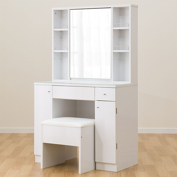 両袖ドレッサー(ドレッサー コナ2 WH) ニトリ 【配送員設置】 【5年保証】