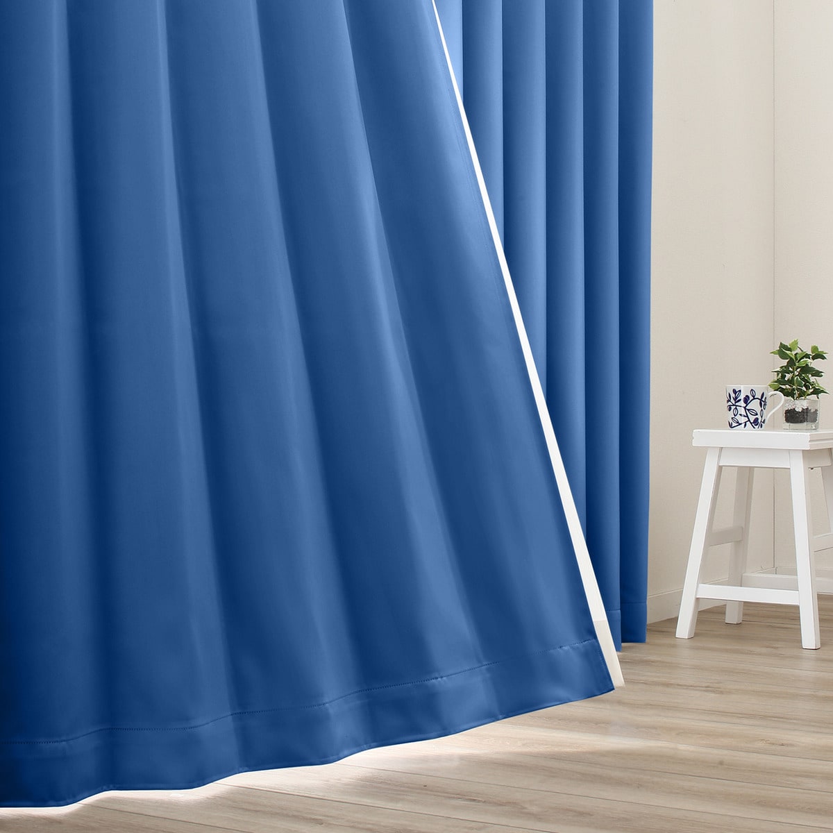 楽天市場】遮光1級・遮熱・防炎・156サイズ・44色カーテン ネイビー