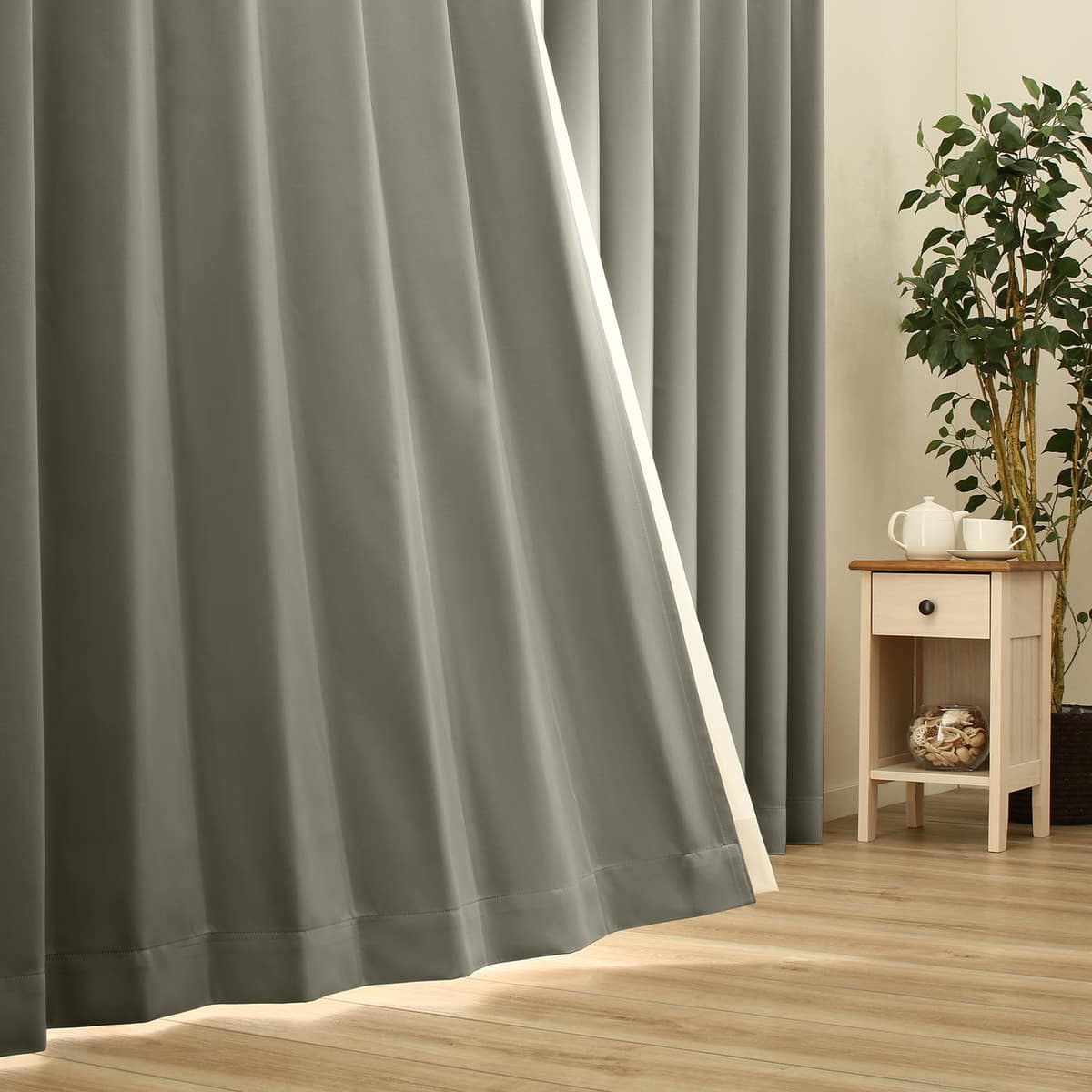 楽天市場】遮光1級・遮熱・防炎・156サイズ・44色カーテン ブラウン