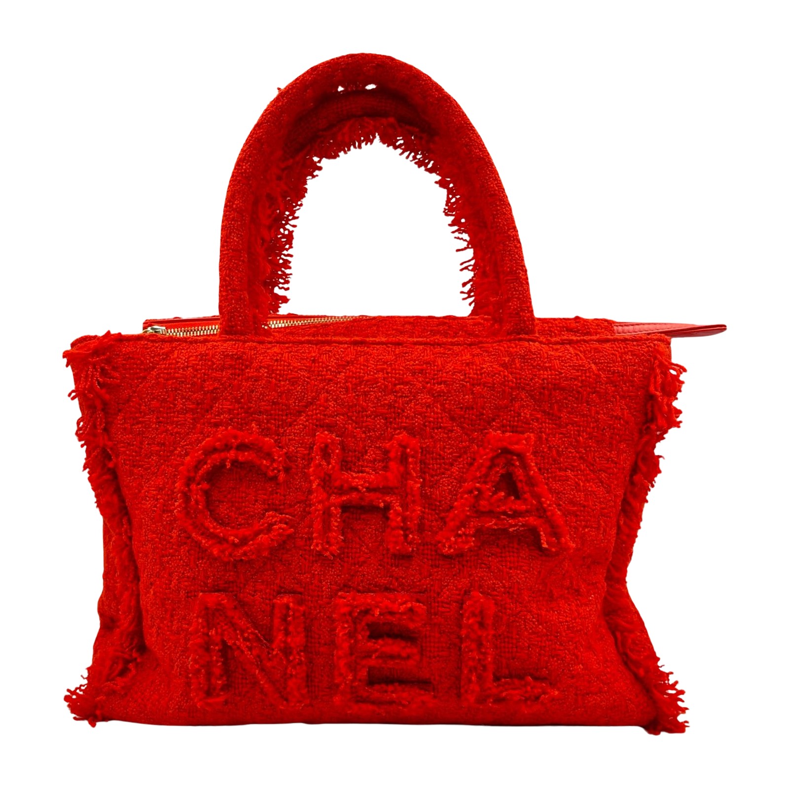 楽天市場】極美品 CHANEL シャネル ツイード ロゴ ジップ ショッピング