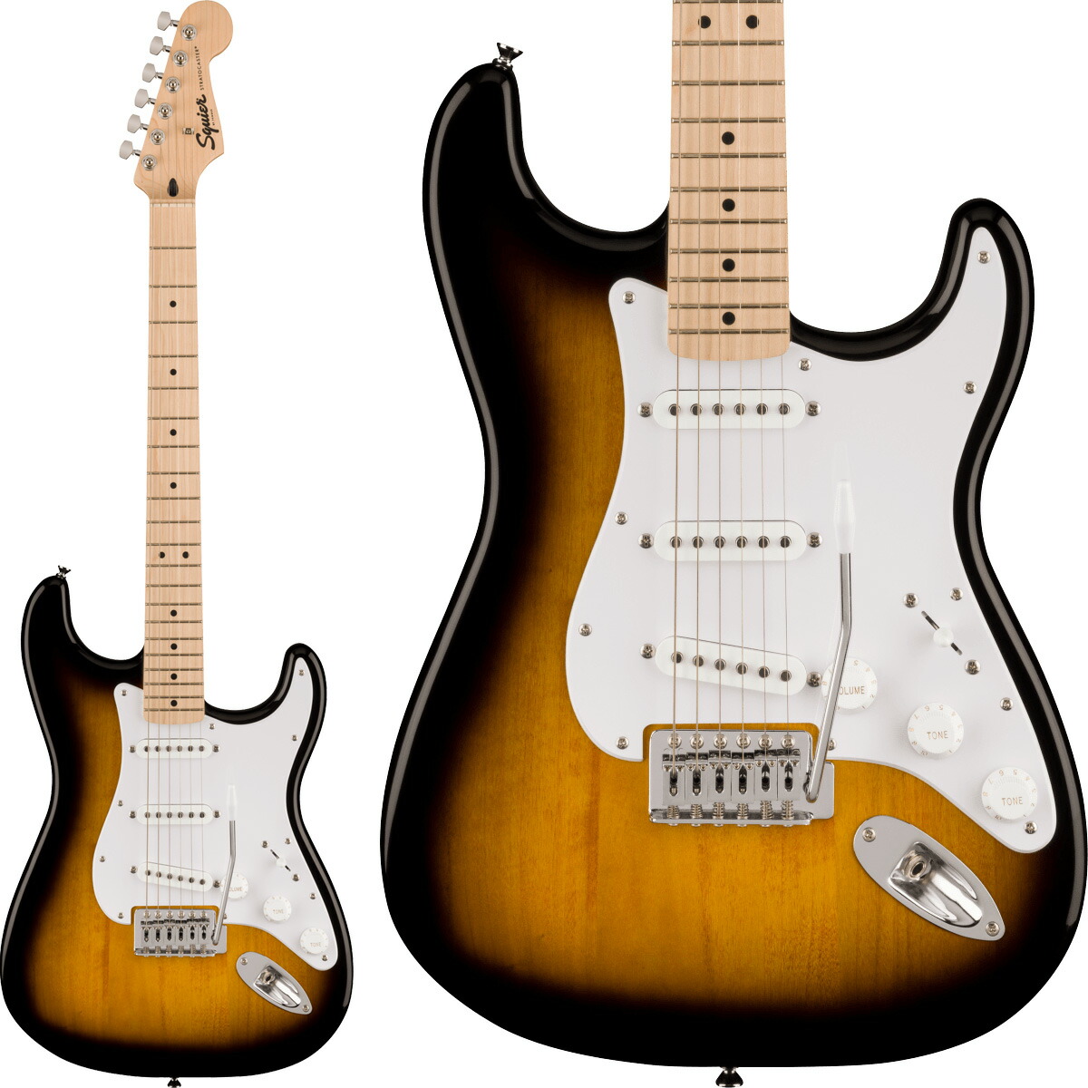 楽天市場】Squier by Fender Affinity Series Stratocaster Maple