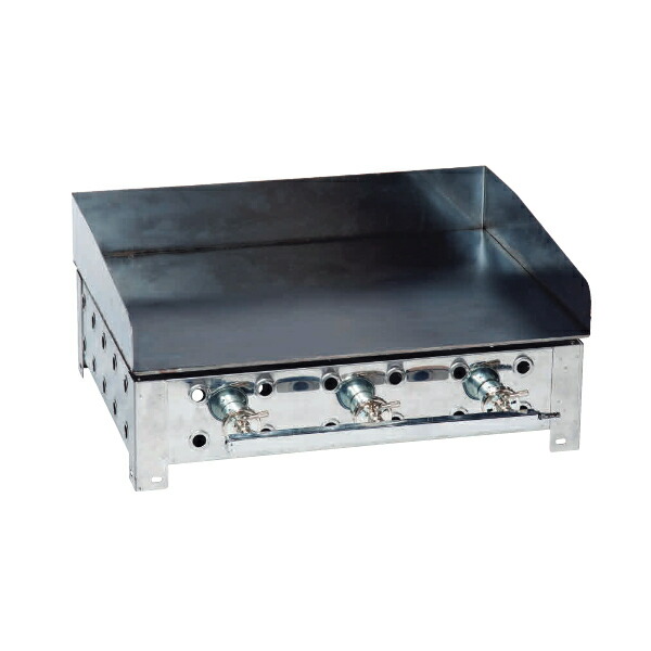 楽天市場】鉄板焼き グリラー750（火床+6mm鉄板）3方囲 LPガス