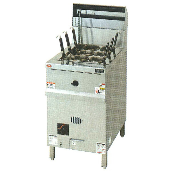 楽天市場】【新品・安心2年保証】ガス式涼厨角槽型ゆで麺機[ゆでカゴ4