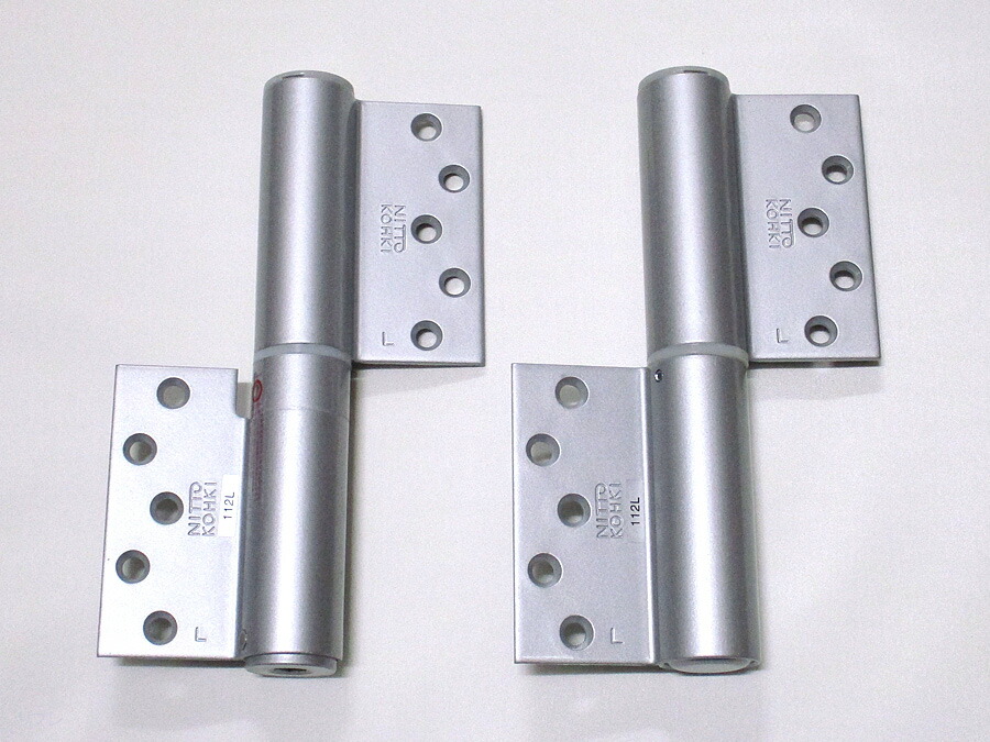 楽天市場】デンセイオートヒンジ1211Lストップなし左勝手シルバー色面