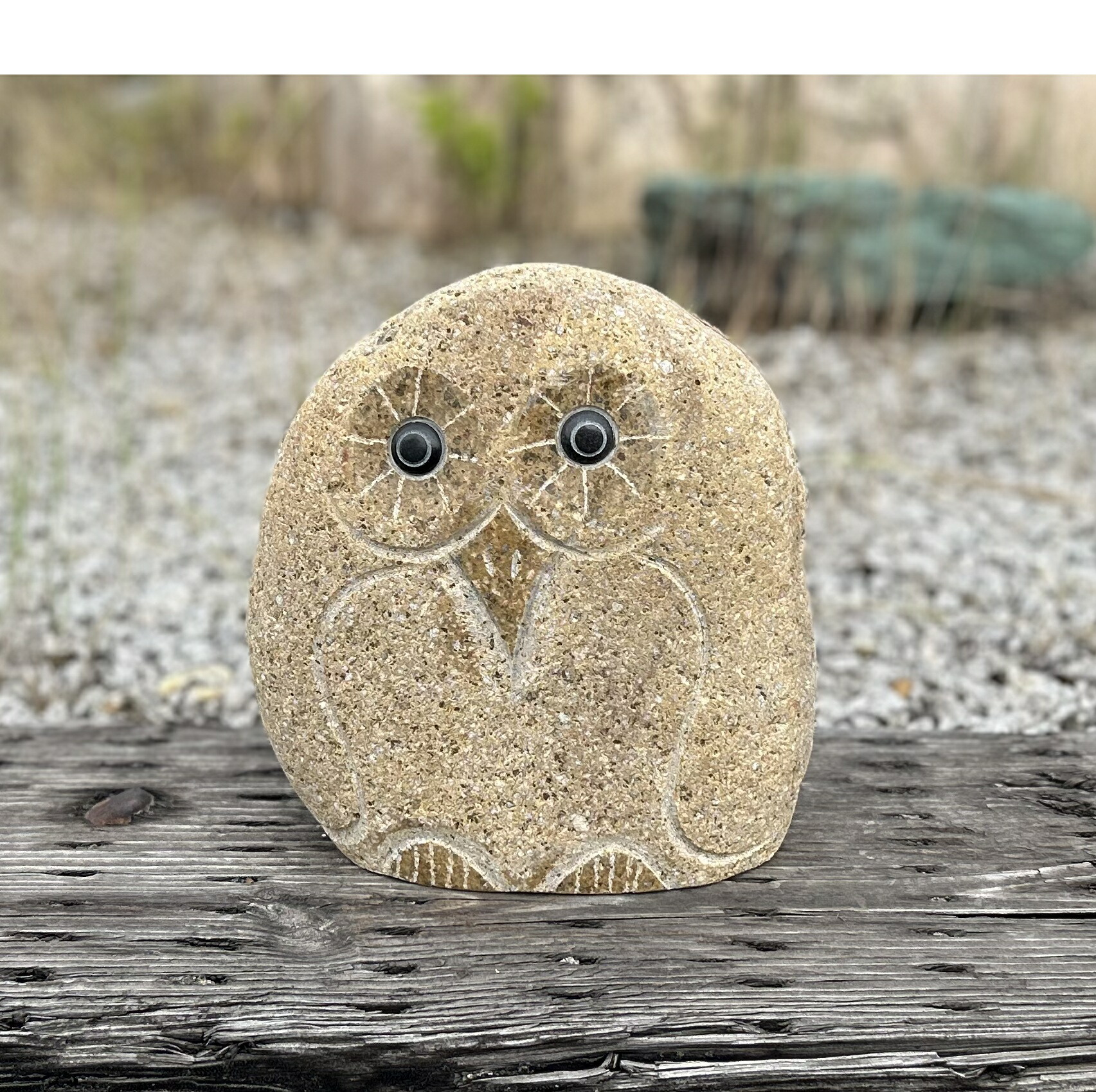 楽天市場】もこもこふくろう 御影石 H30cm 約28kgフクロウ 梟 鳥 とり