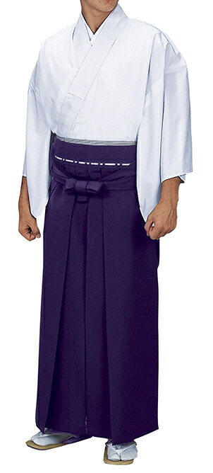 楽天市場】神寺用衣裳 神職用袴 景印 角マチ型 紫 取り寄せ商品 日本の