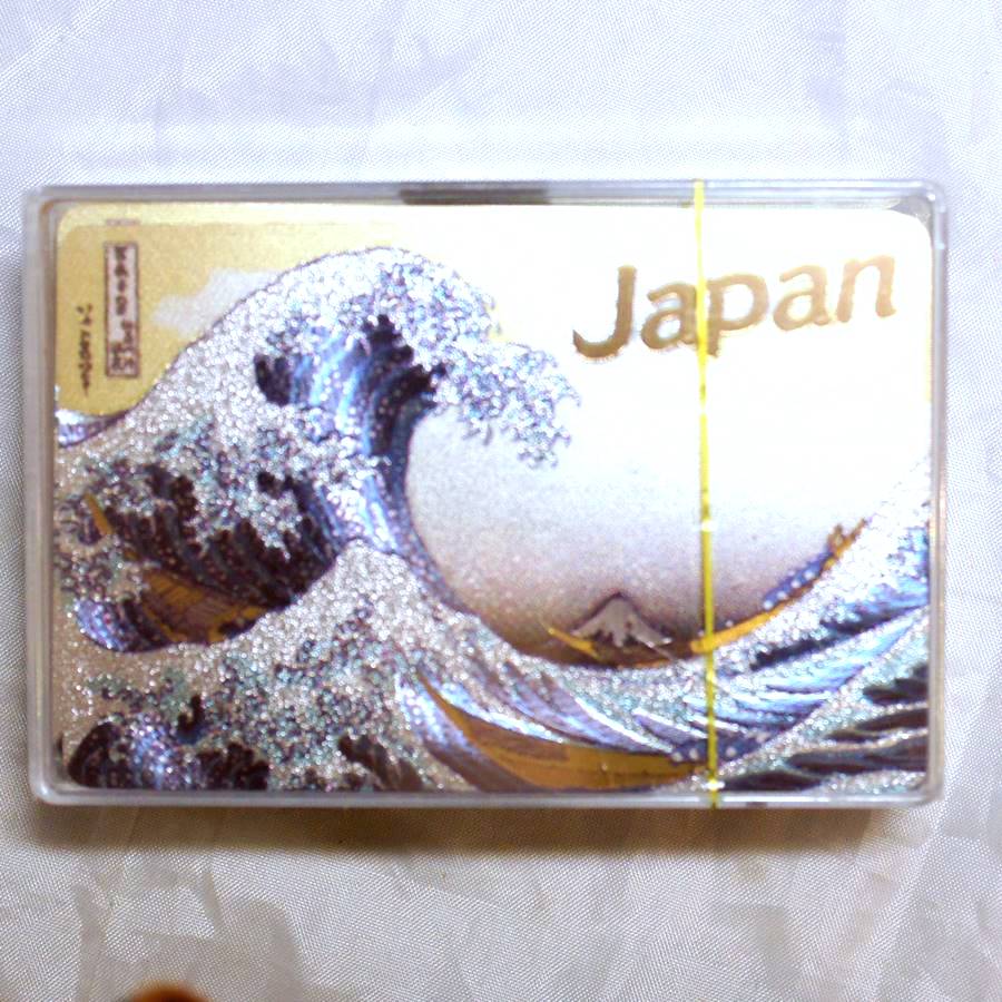 楽天市場】トランプ 葛飾北斎 浪裏 輝く セレブトランプ版画 浮世絵