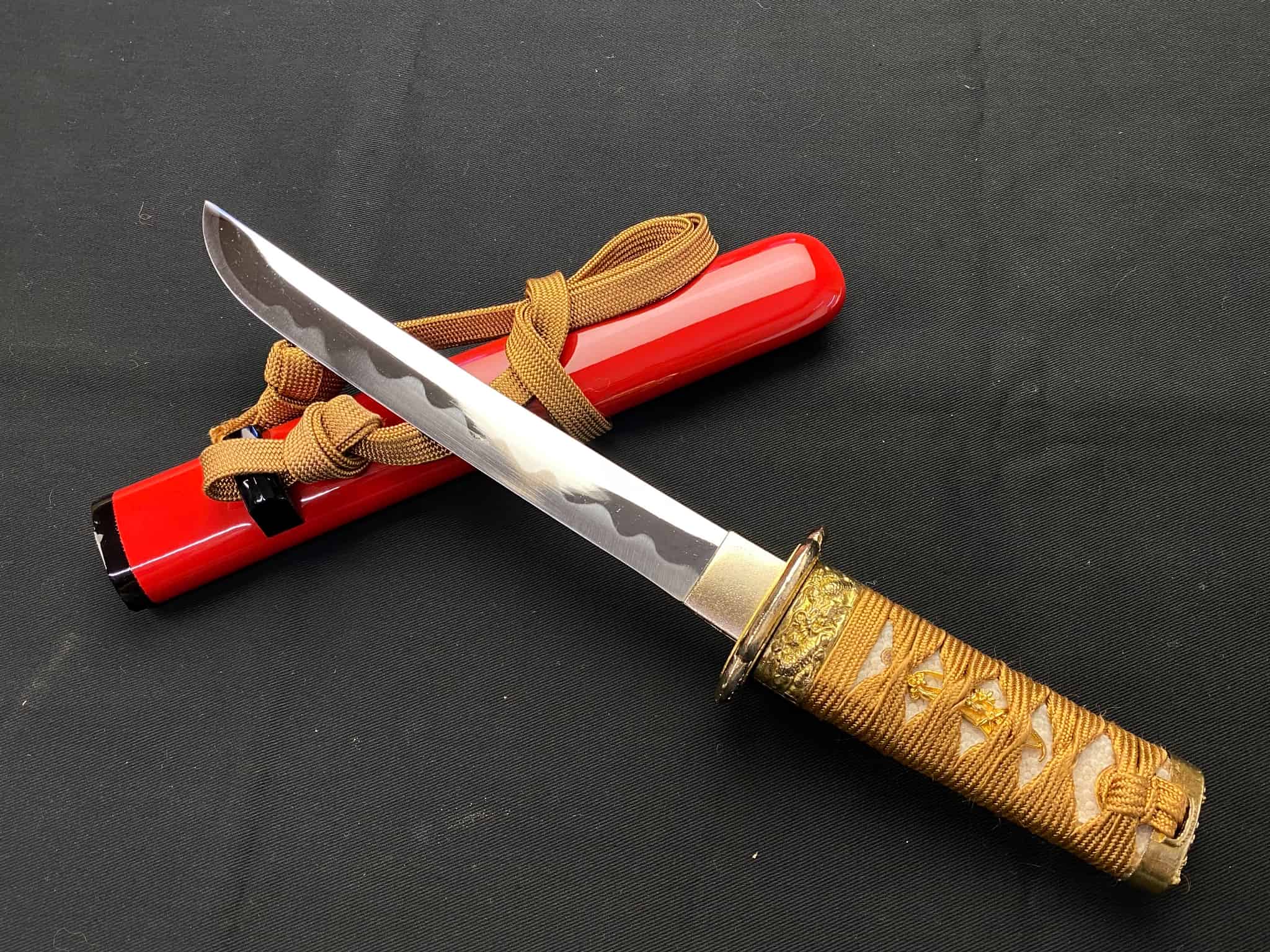 楽天市場】V.ROAD 模造刀 短刀・御守刀 鮫巻柄6寸 T003 コンビニ受取