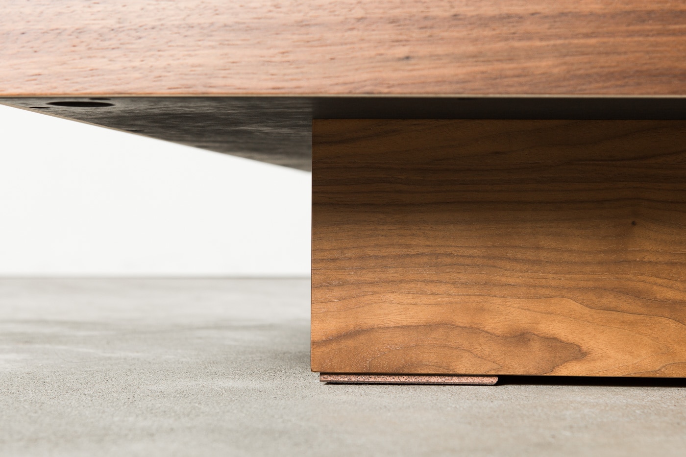 ショコラ リビングテーブル(ガラスタイプ／ウォールナット) | ヒラシマ