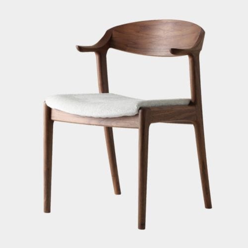 DC354 アームチェア(ファブリック) (樹種ブラックチェリー（オイル塗装