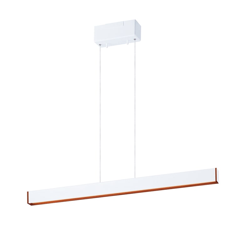 ブリッジ LED ペンダントランプ (幅120cm カラーホワイト+ライトウッド