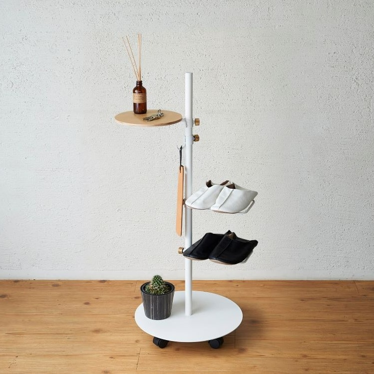 ドローアライン シューズラック / ホワイト(縦つっぱり用