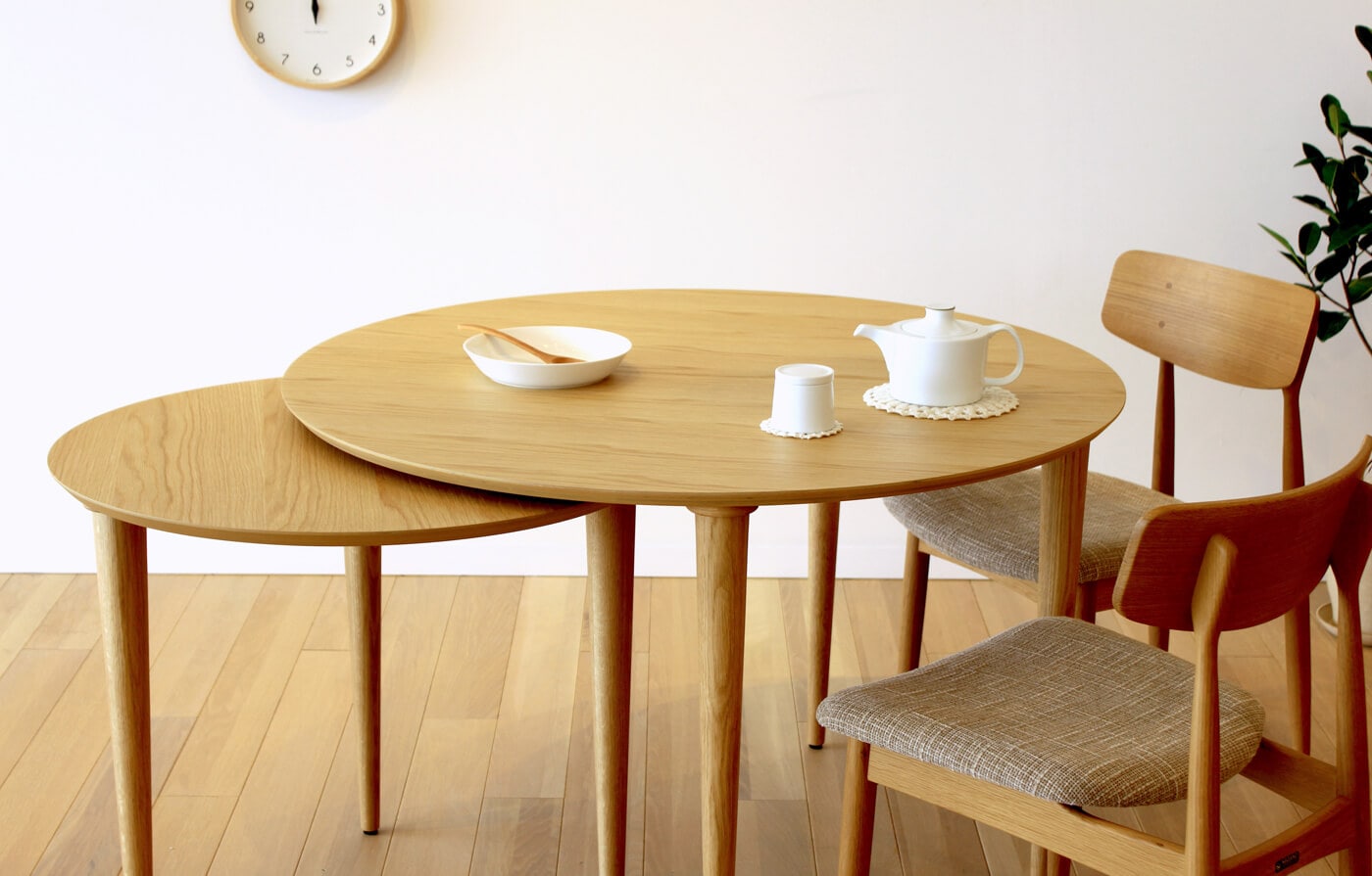 バルーン スライドダイニングテーブル | 高野木工(TAKANO MOKKOU