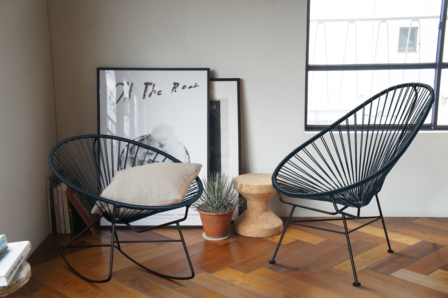 アカプルコ ロッキングチェア (カラーブラック) | リグナ通常品