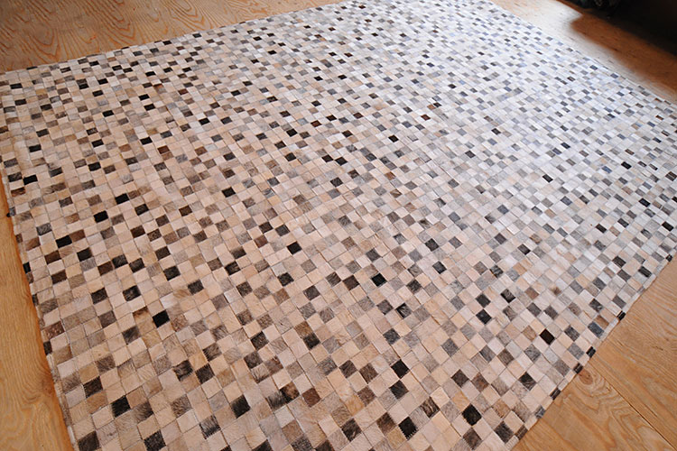 パッチワーク ハラコラグ(グレー) (サイズ170 × 240cm) | リグナ通常品