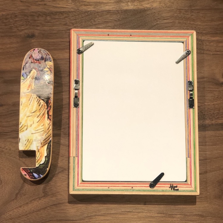 スケボー素材のフォトフレーム(A6) (タイプA) | おしゃれな家具通販