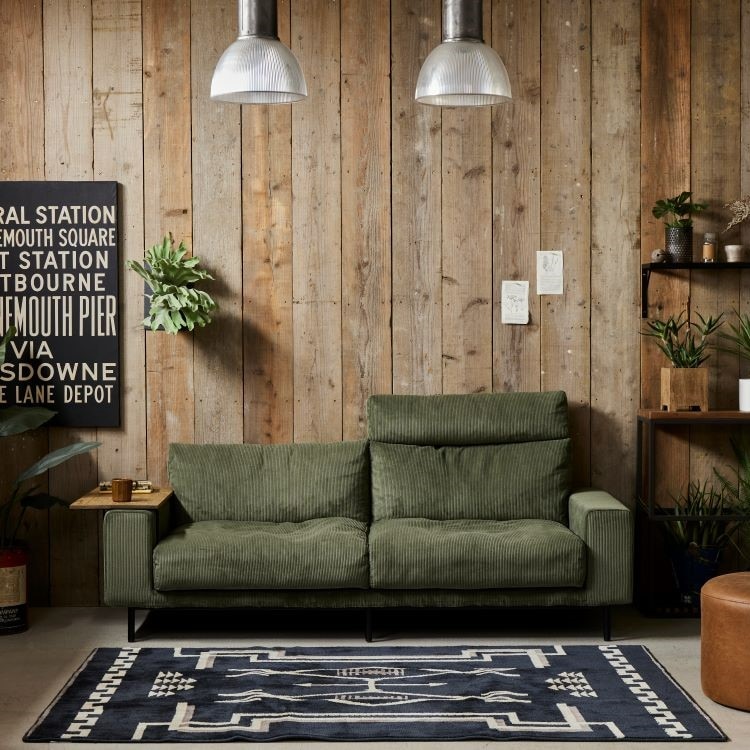 プルート ソファ (サイズ2.5人掛け 張地オリーブグリーン) | リグナ