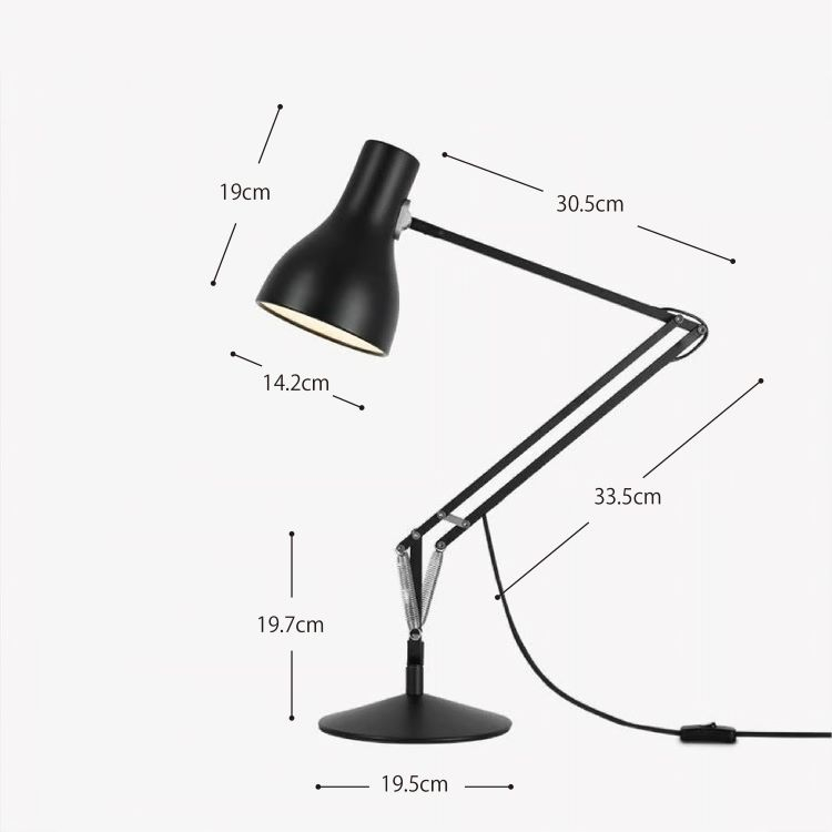 アングルポイズ タイプ75 デスクランプ(フロアスタンディングセット