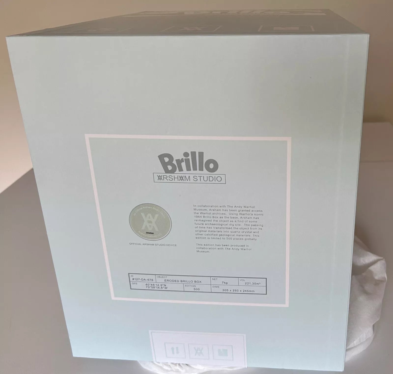 Eroded Brillo Box - Daniel Arsham | Revolver Gallery