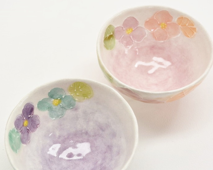 和雑貨 四季彩堂 オンラインショップ / 一珍花紋 茶碗