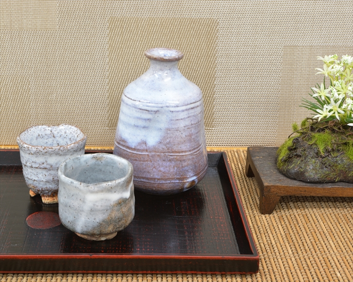 和雑貨 四季彩堂 オンラインショップ / 萩焼 徳利&ぐい呑み