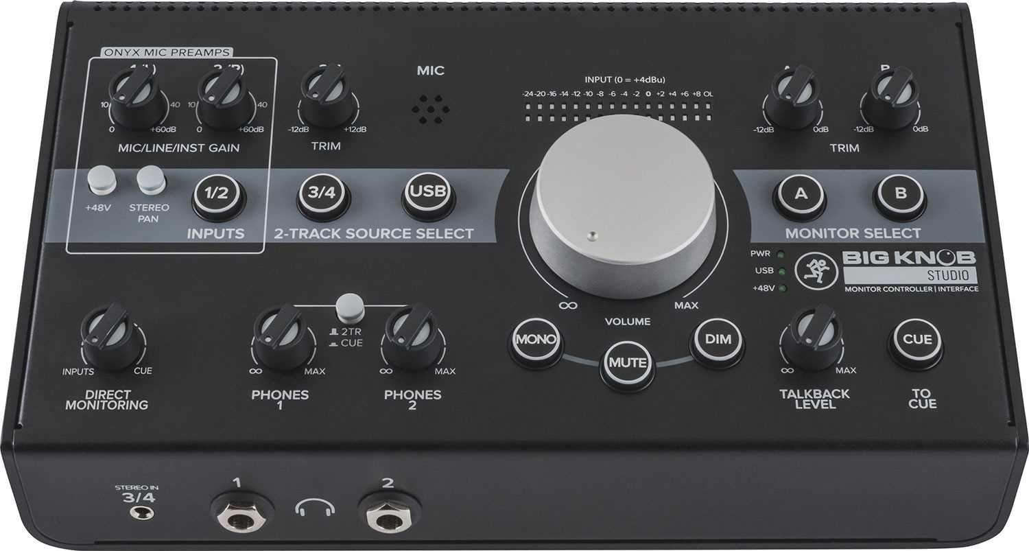 Mackie Big Knob Studio Monitor Controller & Audio Interface