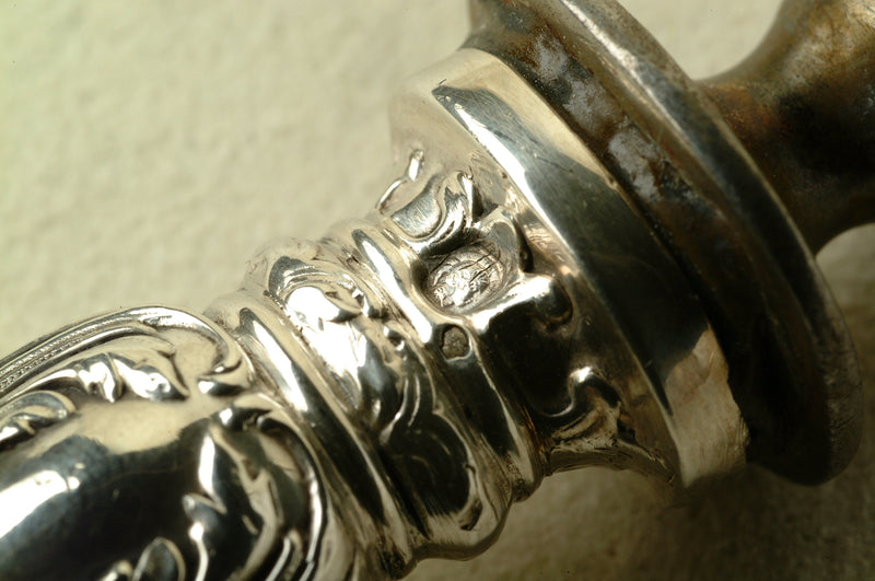 1037 サービス用ナイフ&フォーク 肉用 スターリングシルバー