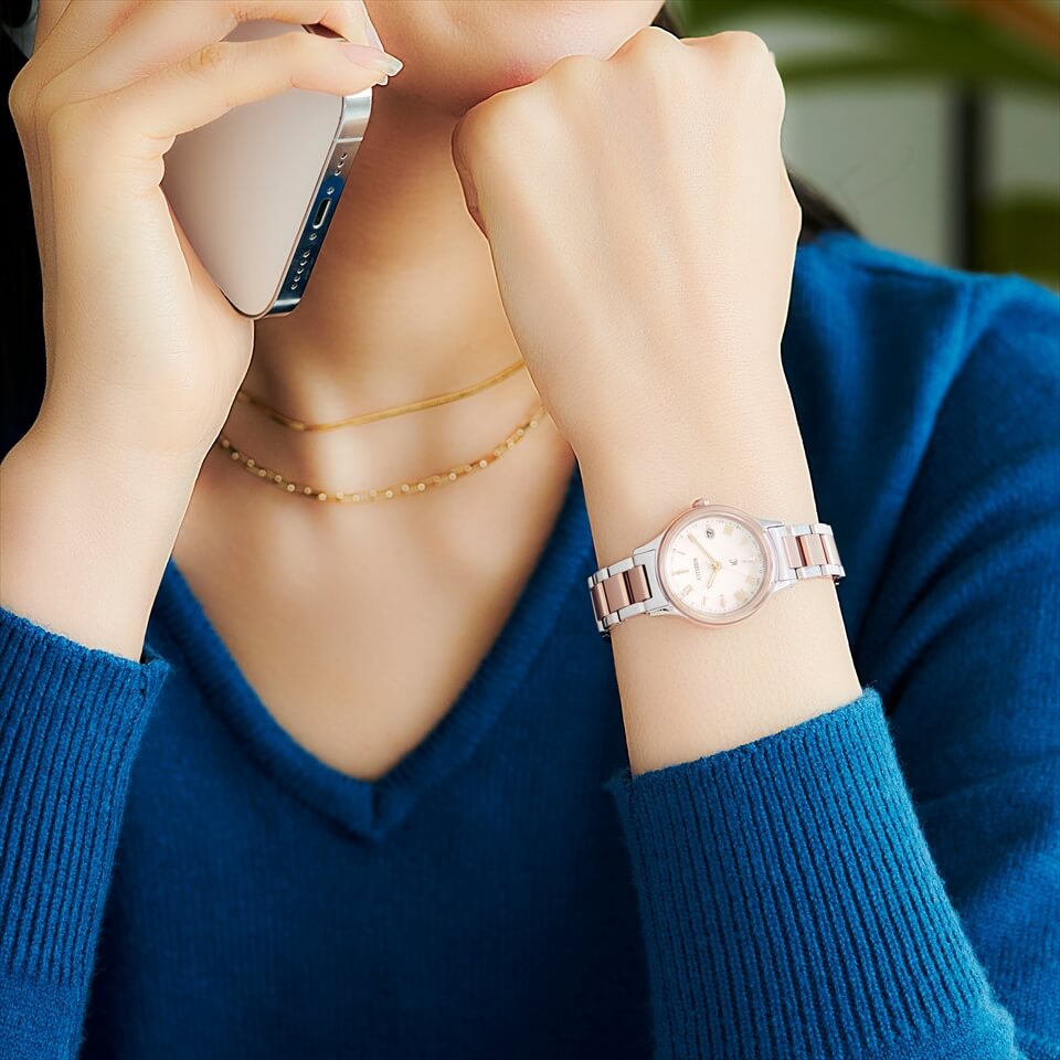 シチズン クロスシー ヒカリコレクション ES9496-64W レディース