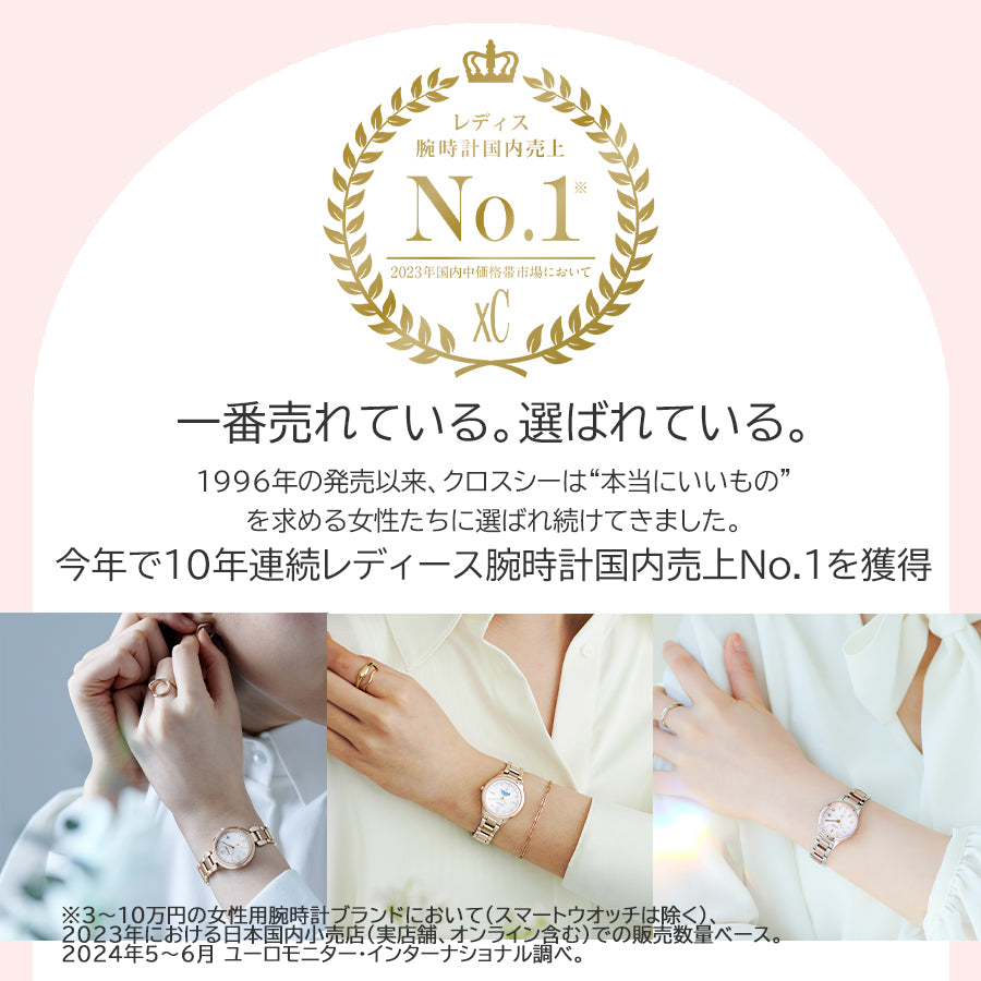 シチズン クロスシー ミズコレクション サクラピンク ES9464-52A