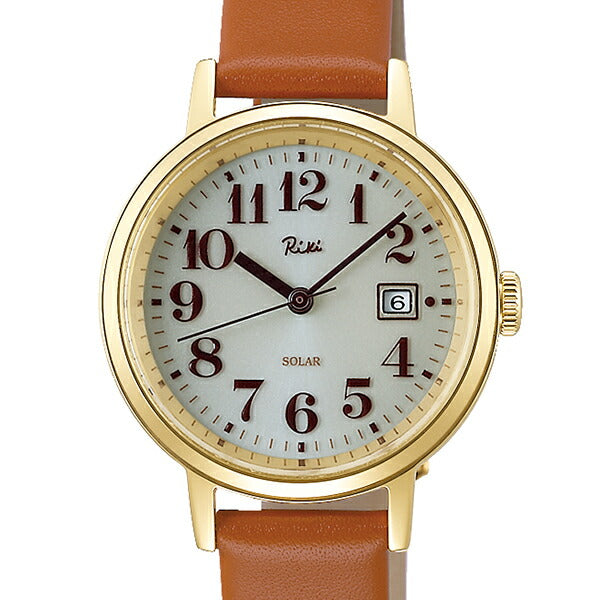 アルバ リキ ソーラー AKQD402 レディース キャメル 革ベルト – THE