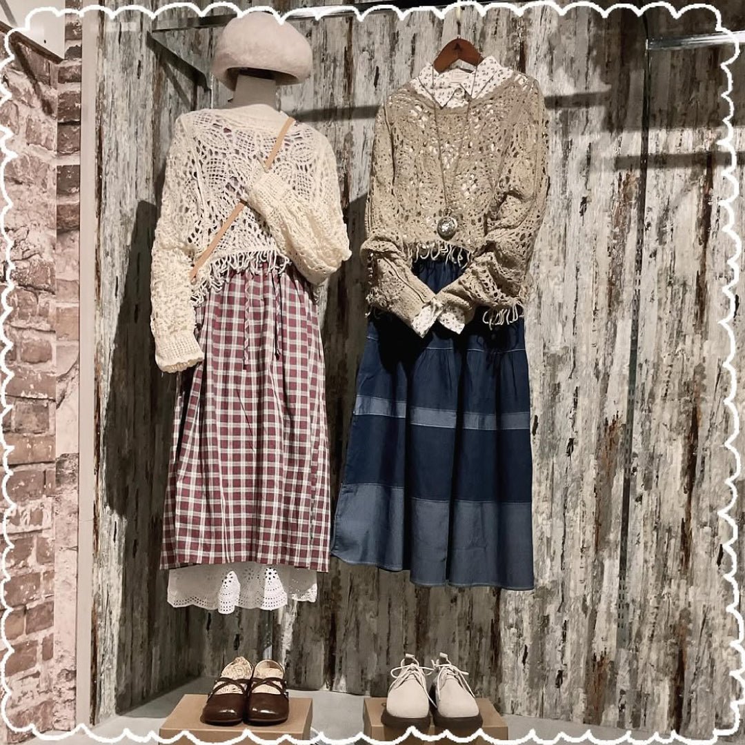 チェックノースリーブワンピース – to blossom