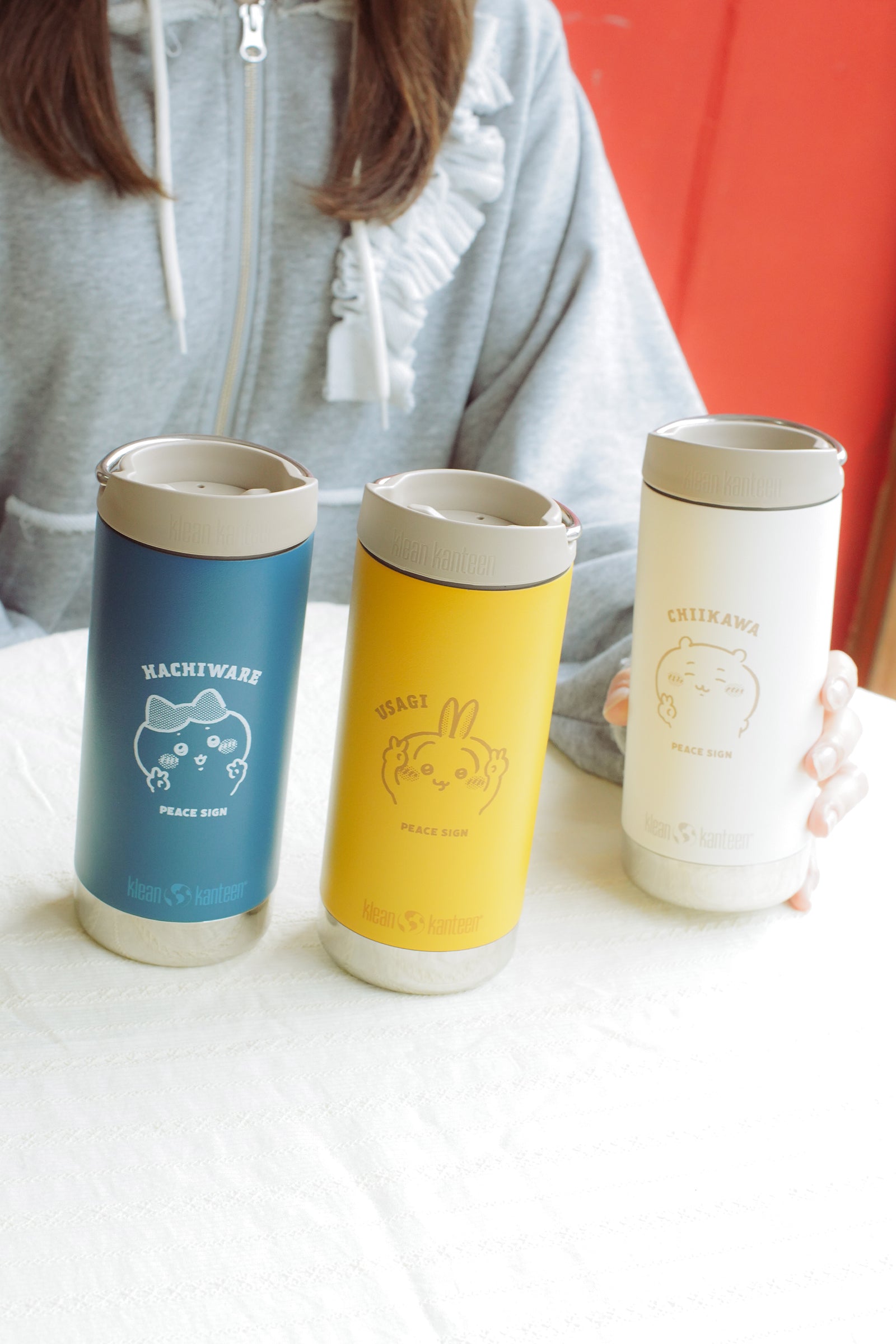 ちいかわ × Klean Kanteen インスレートボトル うさぎ Sunset
