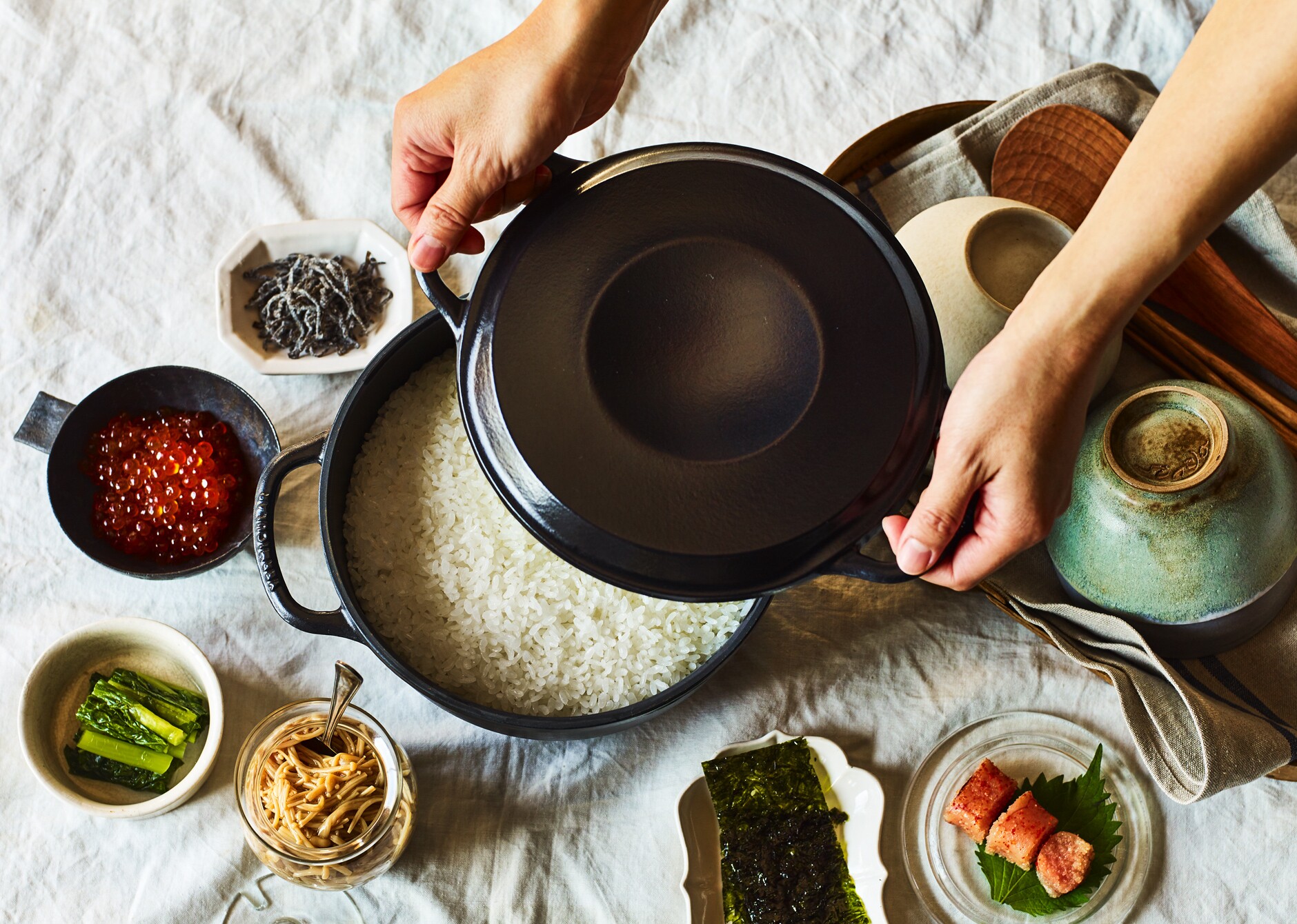 バーミキュラ ライスポットミニ（3合炊き）[シーソルトホワイト