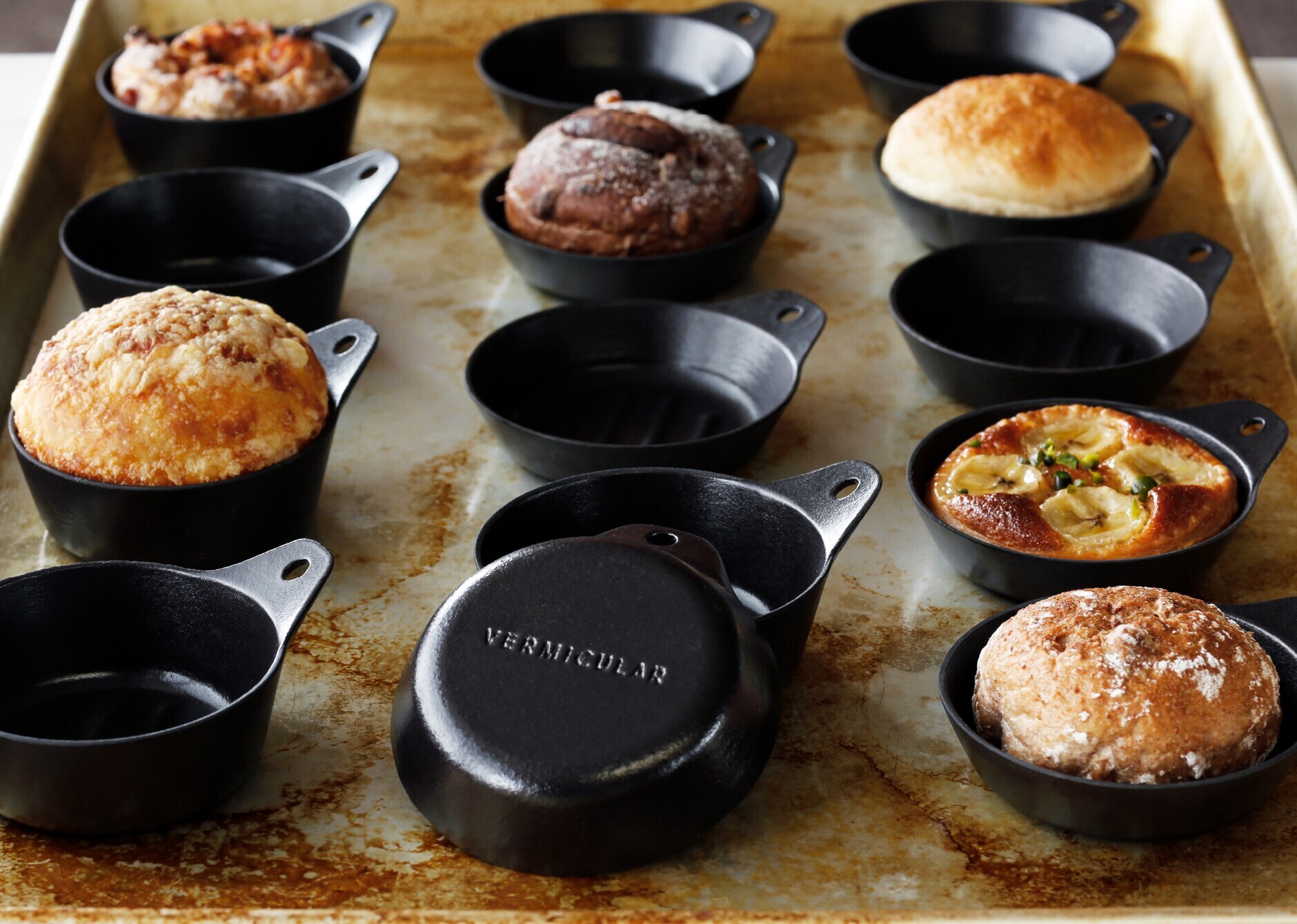 ミニスキレット [浅型] 3Pセット | バーミキュラ公式オンライン