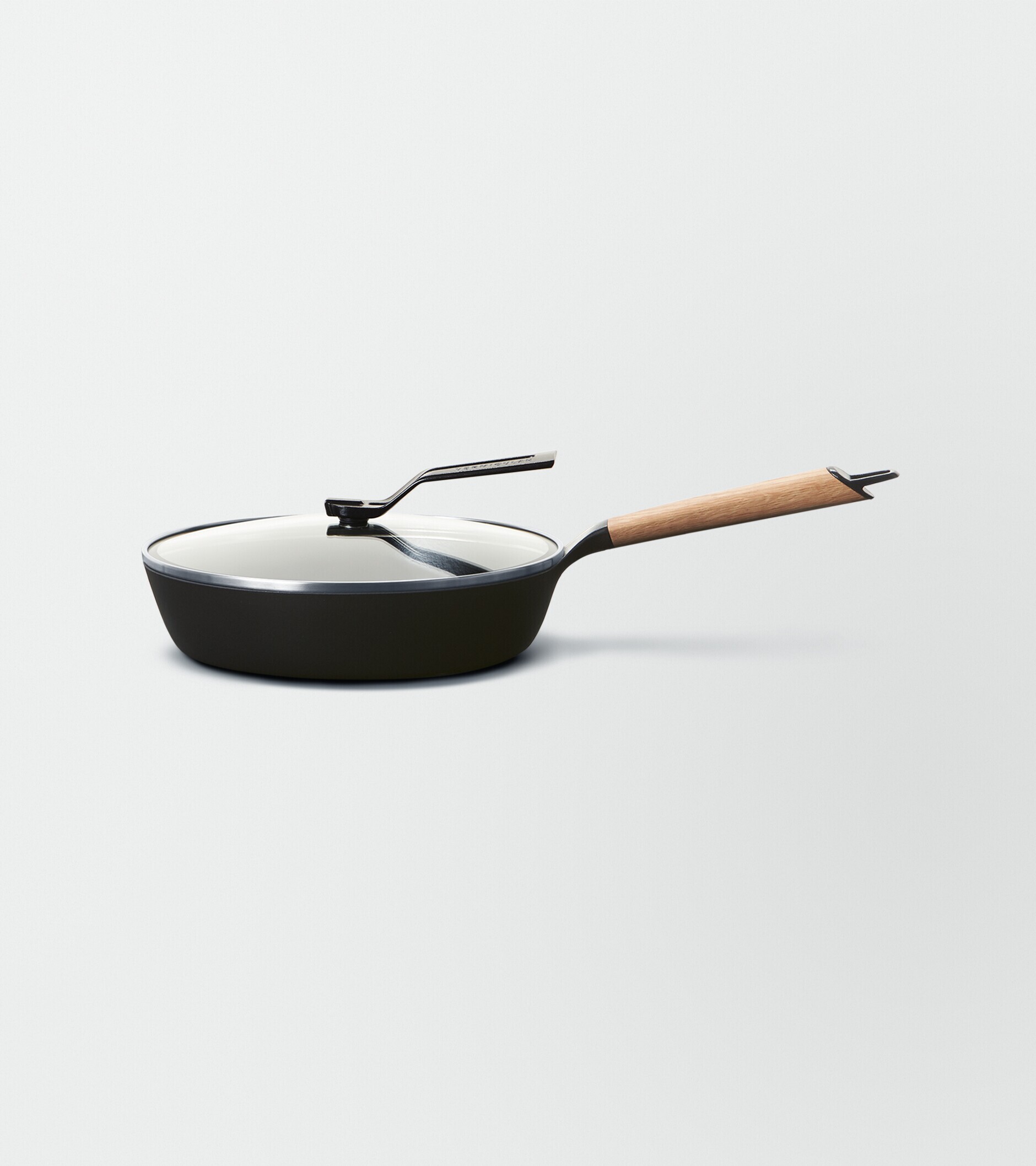 フライパン 26cm DEEP 【ガラスリッドセット】[オーク