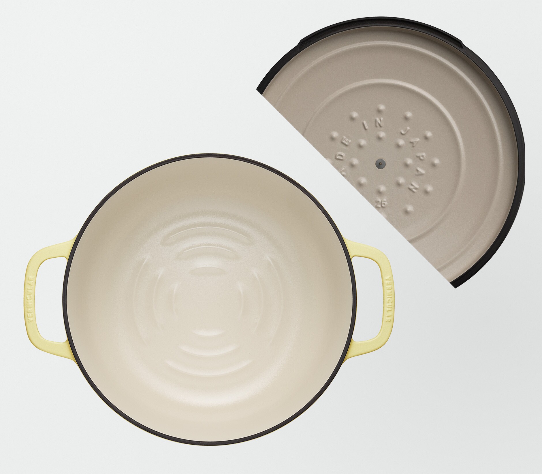 オーブンポット 2 26cm セルフスタンディングリッド[マットカモミール