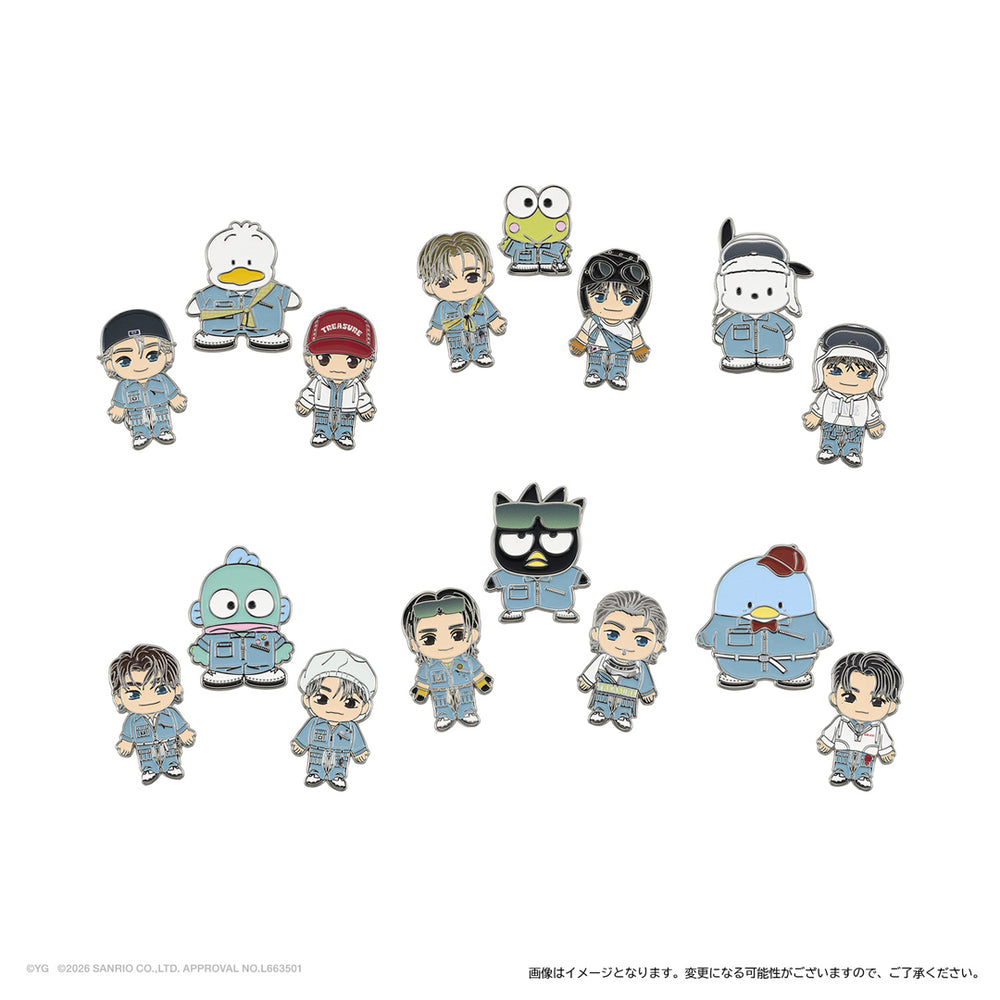 TREASURE×HAPIDANBUI】ピンバッジ（ランダム全16種） – YGEX OFFICIAL SHOP