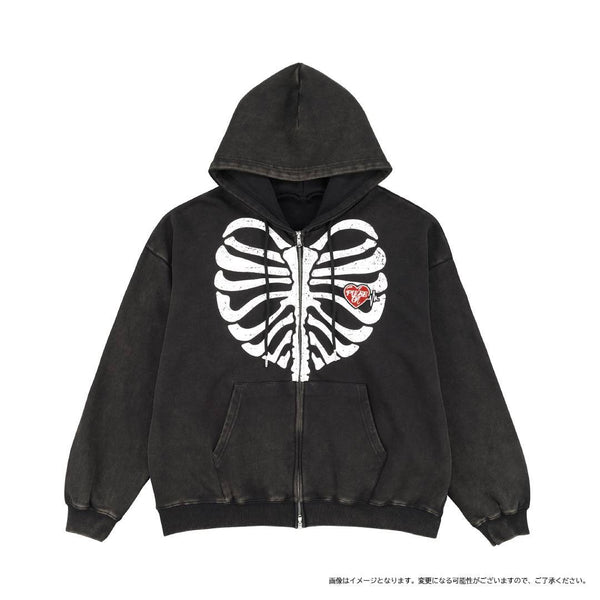 ジップアップフーディー（BLACK） – YGEX OFFICIAL SHOP