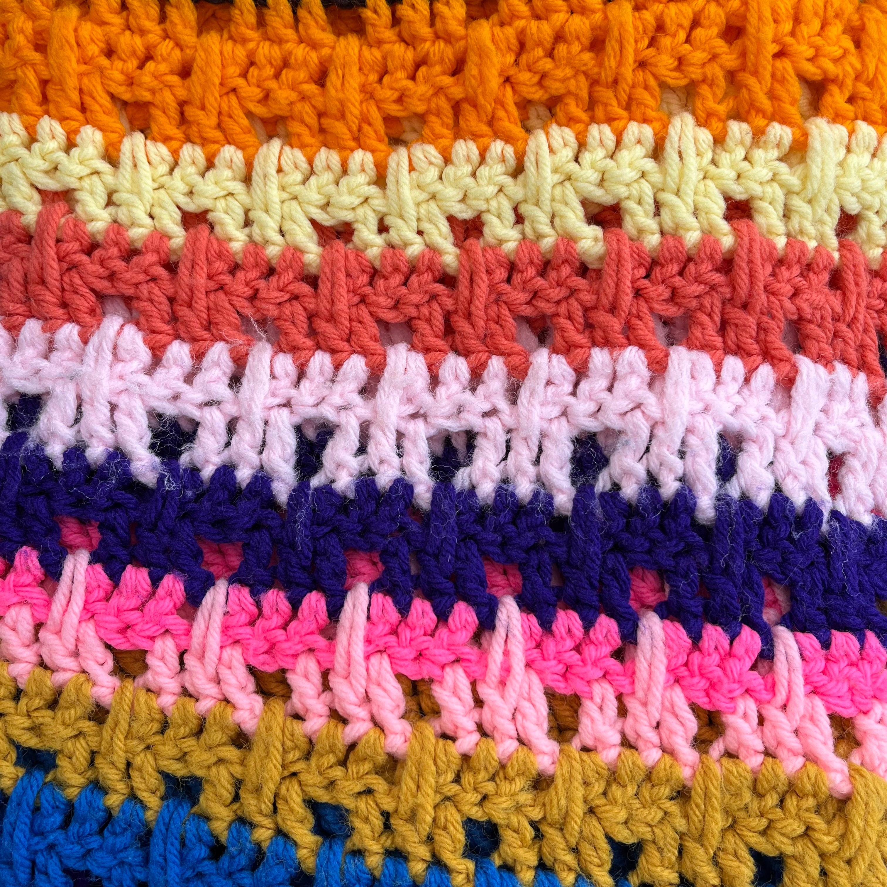 USA vintage】グラニーブランケット カラフル ストライプ – 雑貨屋ポッポ