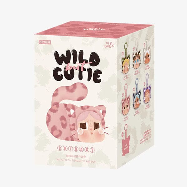 Pop Mart x CRYBABY: Wild But Cutie Series Plush Keychain Blind Box