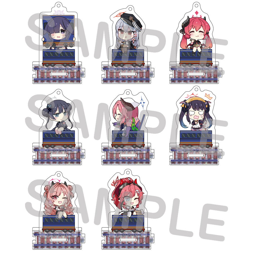 Yostar OFFICIAL SHOP ONLINE / 連結ちょい乗りアクリルキーホルダー C