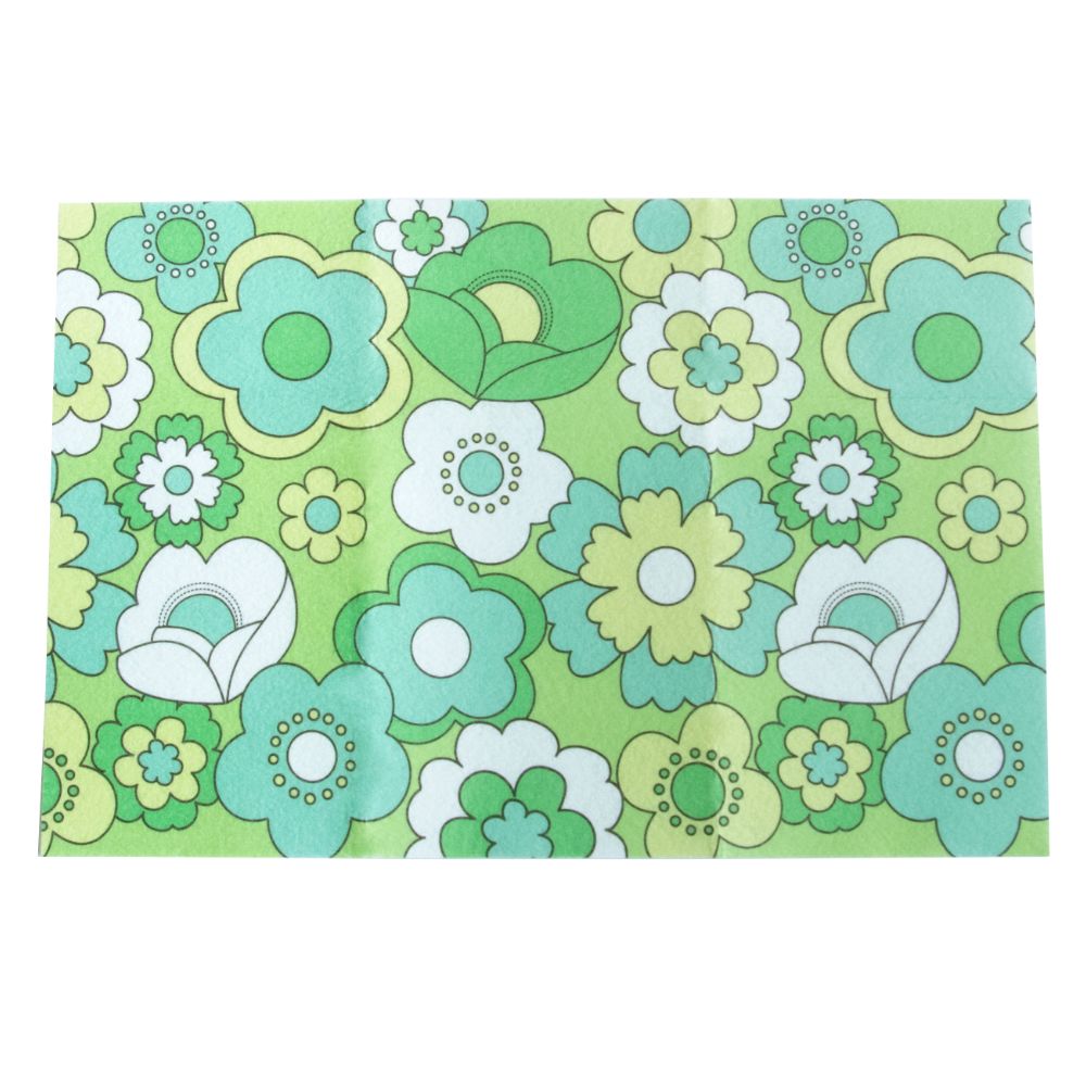 オカ 冷蔵庫シート ルアンス 約30×45cm 冷蔵庫 シート かわいい