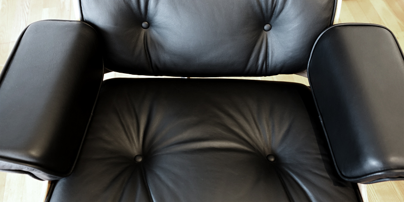 イームズ ラウンジチェア&オットマン 本革 木製 回転式 リビング リ