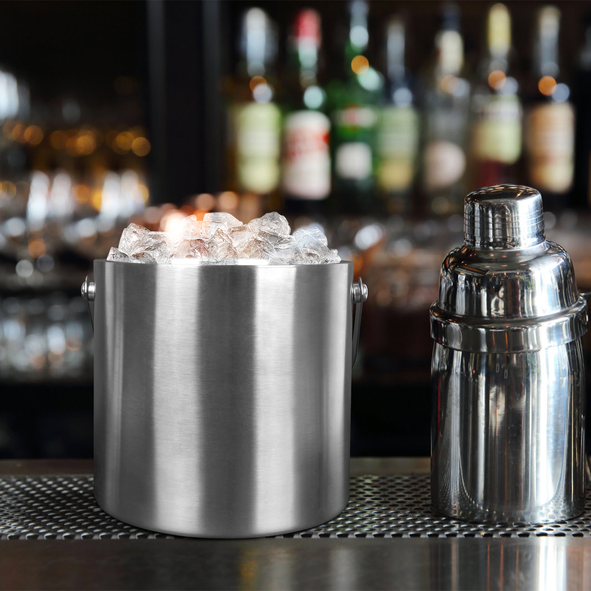 ワインクーラー ステンレス アイスバケット アイスペール 3L 二重壁