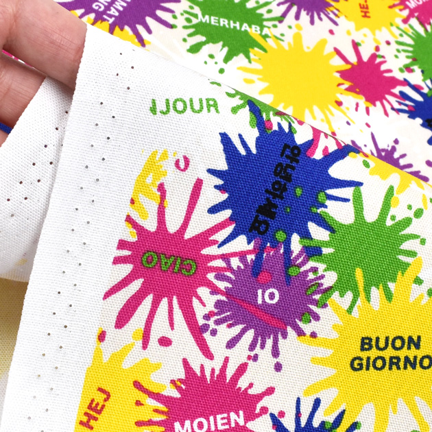 生地 オックス カッコいい PAINTING WORLD □ Nanikore? Series ペンキ