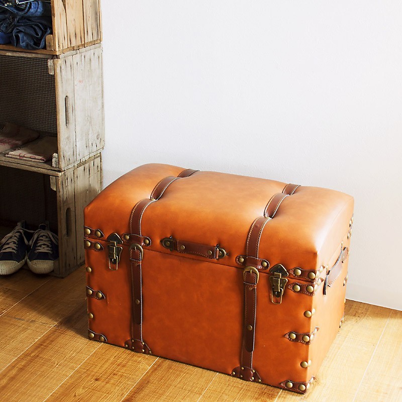 東谷 収納ボックス 2個セット フタ付き 箱 おしゃれ 合皮 レザー