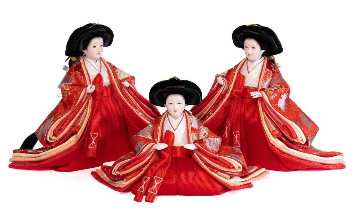 雛人形 七段飾り 小三五親王 柳 十五人揃い 春窓雛 七段 7段 吉徳 吉徳