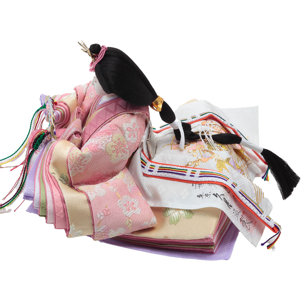 雛人形 三段飾り 久月作 平安三賢女 歌人付 雛の詩 衣裳着 京十番親王